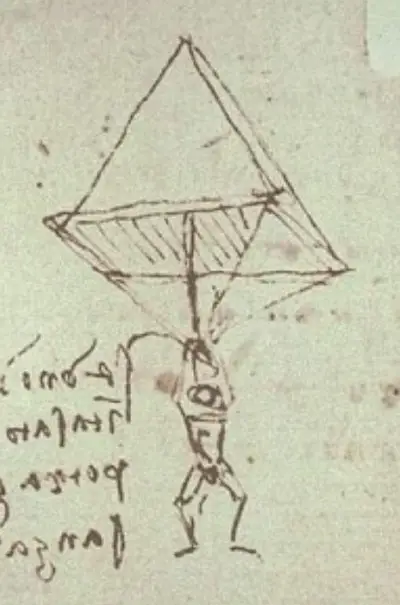 Leonardo da Vinci's Parachute Design